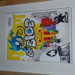 Wii de Blob Video Game with booklet Preloved